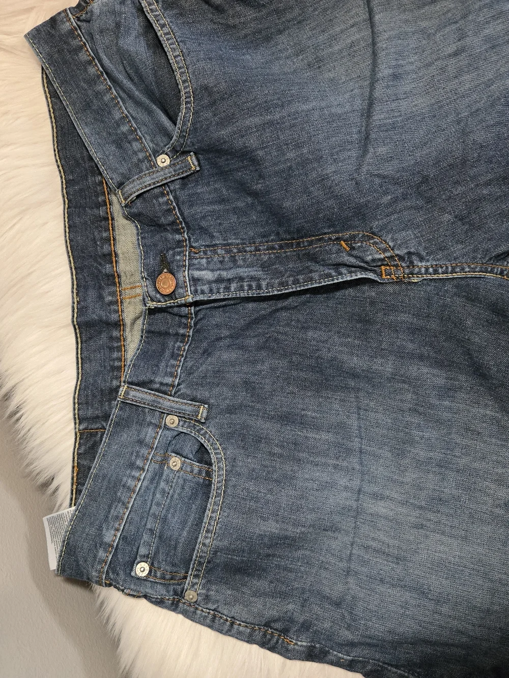 Levi's Relaxed Fit Dark Blue Denim Jeans